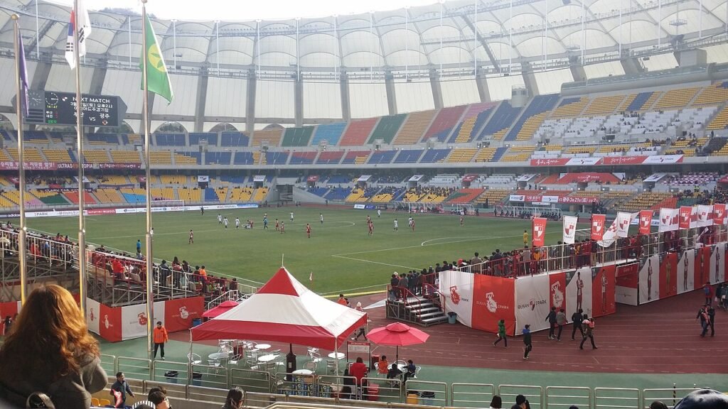Exterior of Busan Asiad Main Stadium
