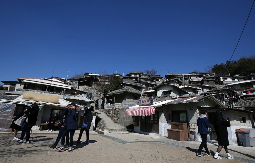 Retro streetscape recreated at the Suncheon Open Film Set