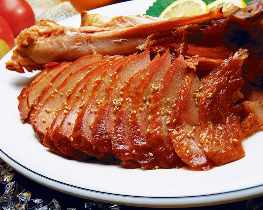 Jokbal, Korean braised pig trotters, sliced and ready to eat